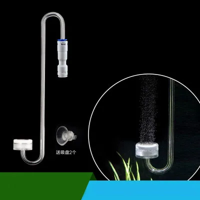 Plat S size Подвесной на крючке СО2 распылитель мини нано распылитель arcylic пластик супер Сельма счетчик пузырей водяное растение для аквариума аквариум - Color: Plat S size