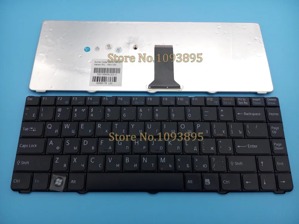 Новая русская клавиатура для ноутбука SONY Vaio PCG 7Z2P 7163P 7164P VGN NR360E/S черный V072078BS1|new touch