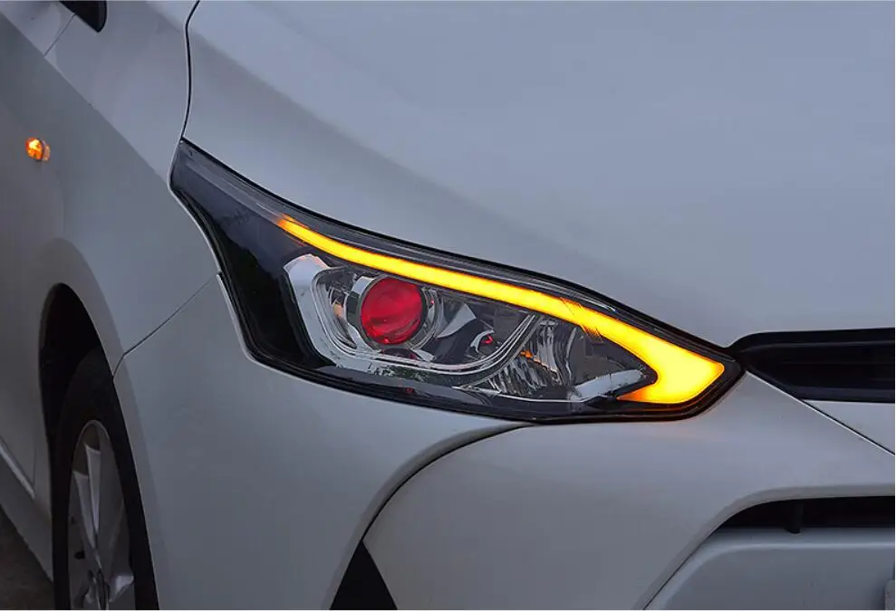 2017 ~ 2018 Стайлинг автомобиля для фар Yaris Cruiser RAV4 camry Hiace sienna yaris Tacoma передняя фара L |