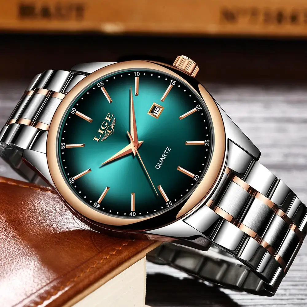 

Relojes 2021Watch Men LIGE Fashion Sport Quartz Clock Mens Watches Top Brand Luxury Business Waterproof Watch Relogio Masculino