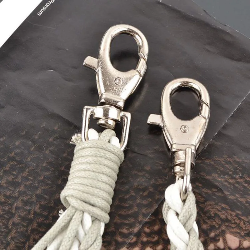 Summer Fashion Jeans Wallet Chains Genuine leather Braid Belt Chain Punk Men Women Single Layers Trousers chains DR05 | Украшения и