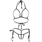 Женский Открытый купальник, бикини с лосьоном, купальный костюм для спа, монокини, 2019