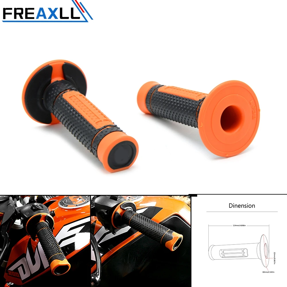 Оранжевые универсальные мотоциклетные ручки для EXC F 250 350 450 EXC125 300 TPI 300|Ручки