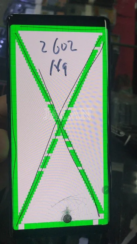 Тренировочный ЖК экран для телефона от S7 edge до s9 plus черный точечный дисплей