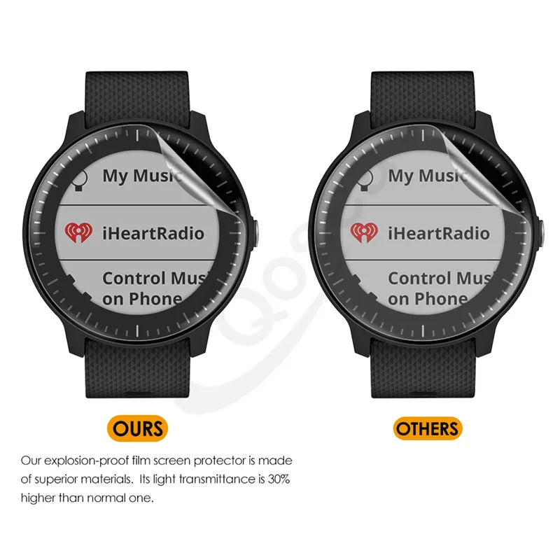 (3 упаковки) для Garmin Vivoactive 3 протектор экрана музыкальных часов 3X Clear LCD Защитная
