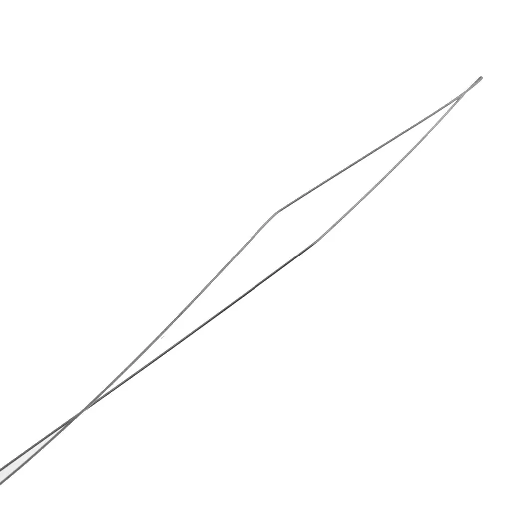 2 Pieces Stainless Steel Fly Tying Bobbin Threader for Fishing Compatible with Bobbins | Спорт и развлечения