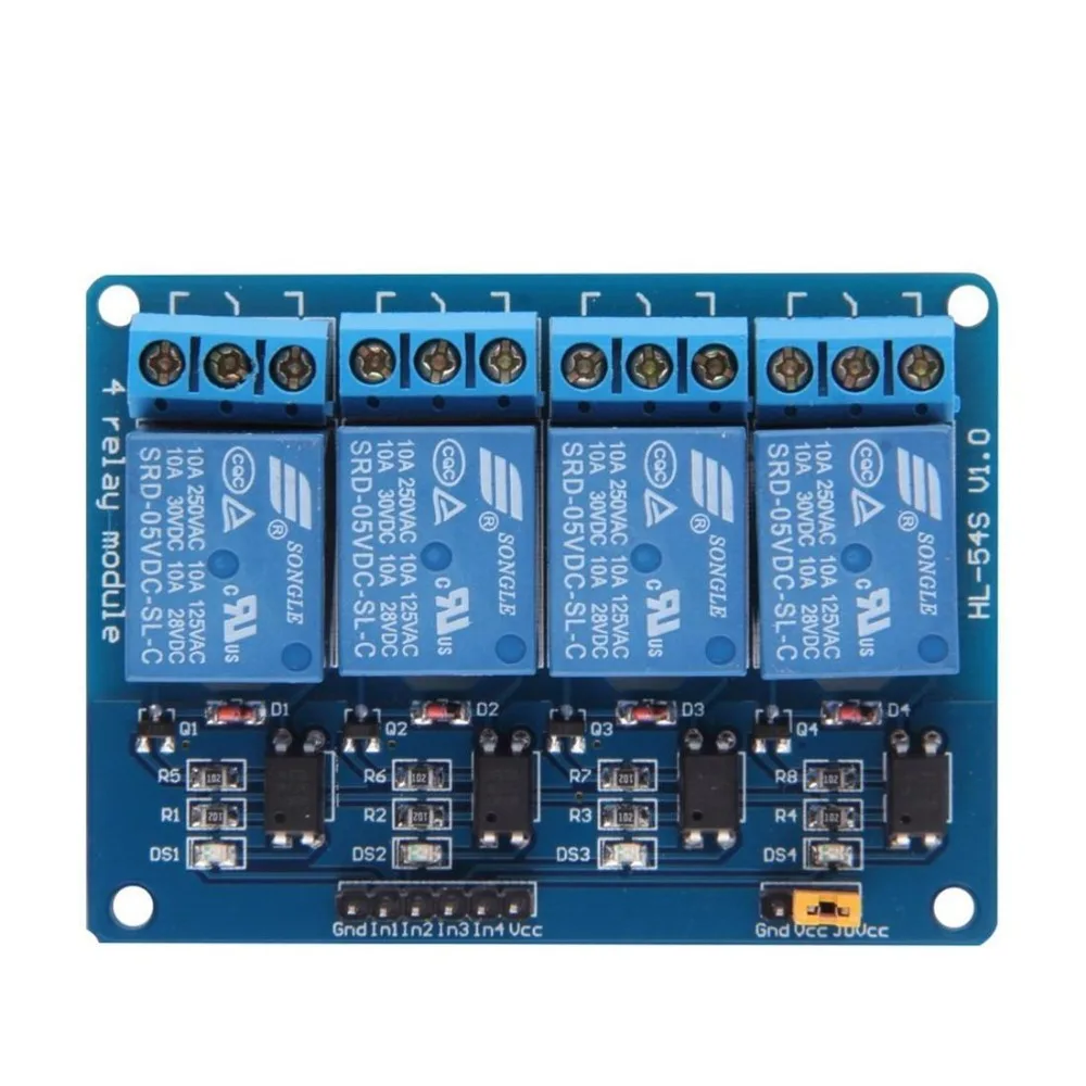 4 канала 5 В релейный модуль Совет щит для PIC AVR DSP ARM MCU Arduino | Электроника