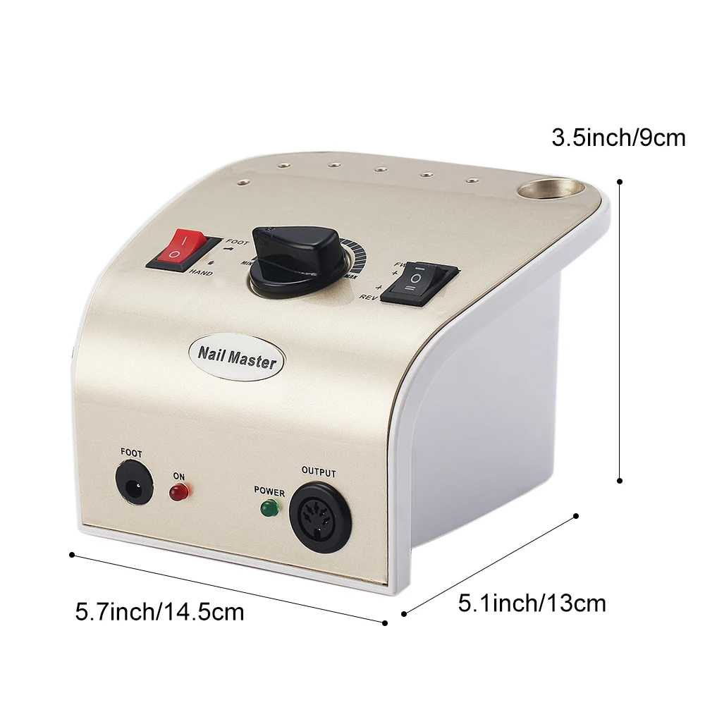 

Pro 35000RPM Electric Nail Drill Machine Electric Manicure Machine Drills Accessory Pedicure Kit Nail Drill File Bit Nail Tools