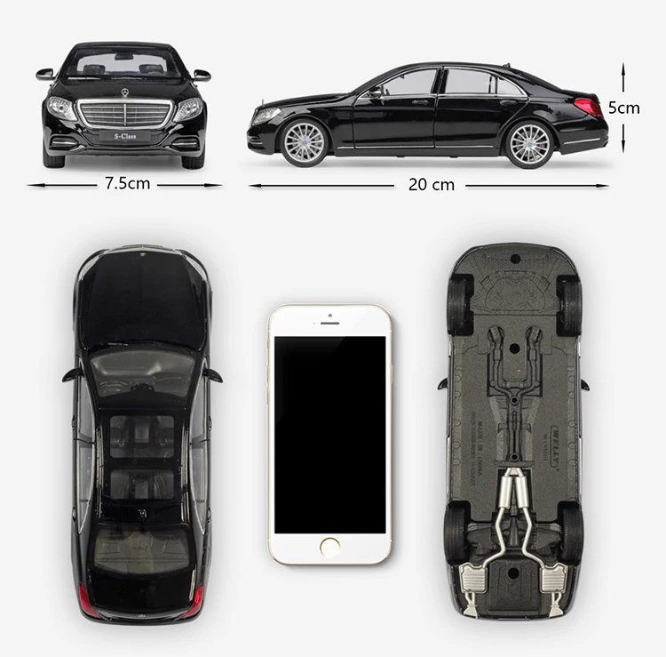 WELLY 1:24 литье под давлением классический симулятор сплав модель автомобиля Benz s-класс металлические игрушечные машинки игрушка для детей мальчик подарок коллекция украшения
