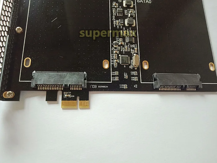 Двойной SATA III порт к PCI-E X1 SSD адаптер карты с винтами для Windows/ MACPRO/OSX 10 5-10 12/MP3.1-5.4/MACPRO