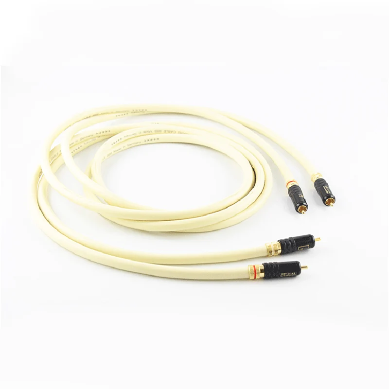 RCA аудио кабель 4N OFC Hi Fi Ortofon end усилитель CD подключение 2RCA к Ma|Кабели VGA| |