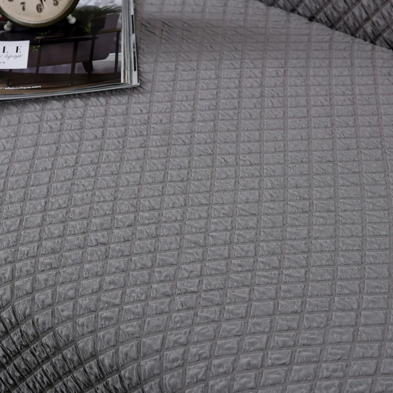 Однотонный плотный вязаный тканевый чехол для гостиничного льняного