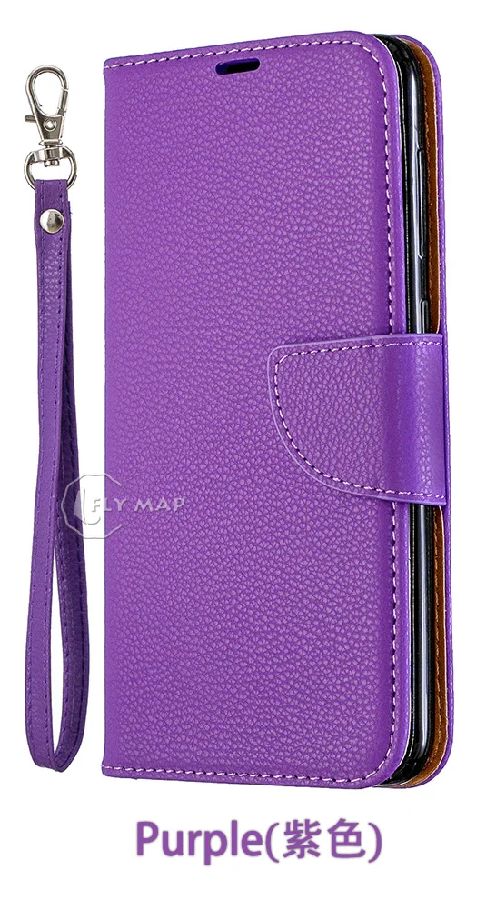 Purple Чехол с откидной крышкой для samsung Galaxy A6 A600 A600FN A600FN/DS кошелек кожаный чехол для телефона с 600 SM-A600FN SM-A600FN/DS силиконовый чехол - Цвет: Purple