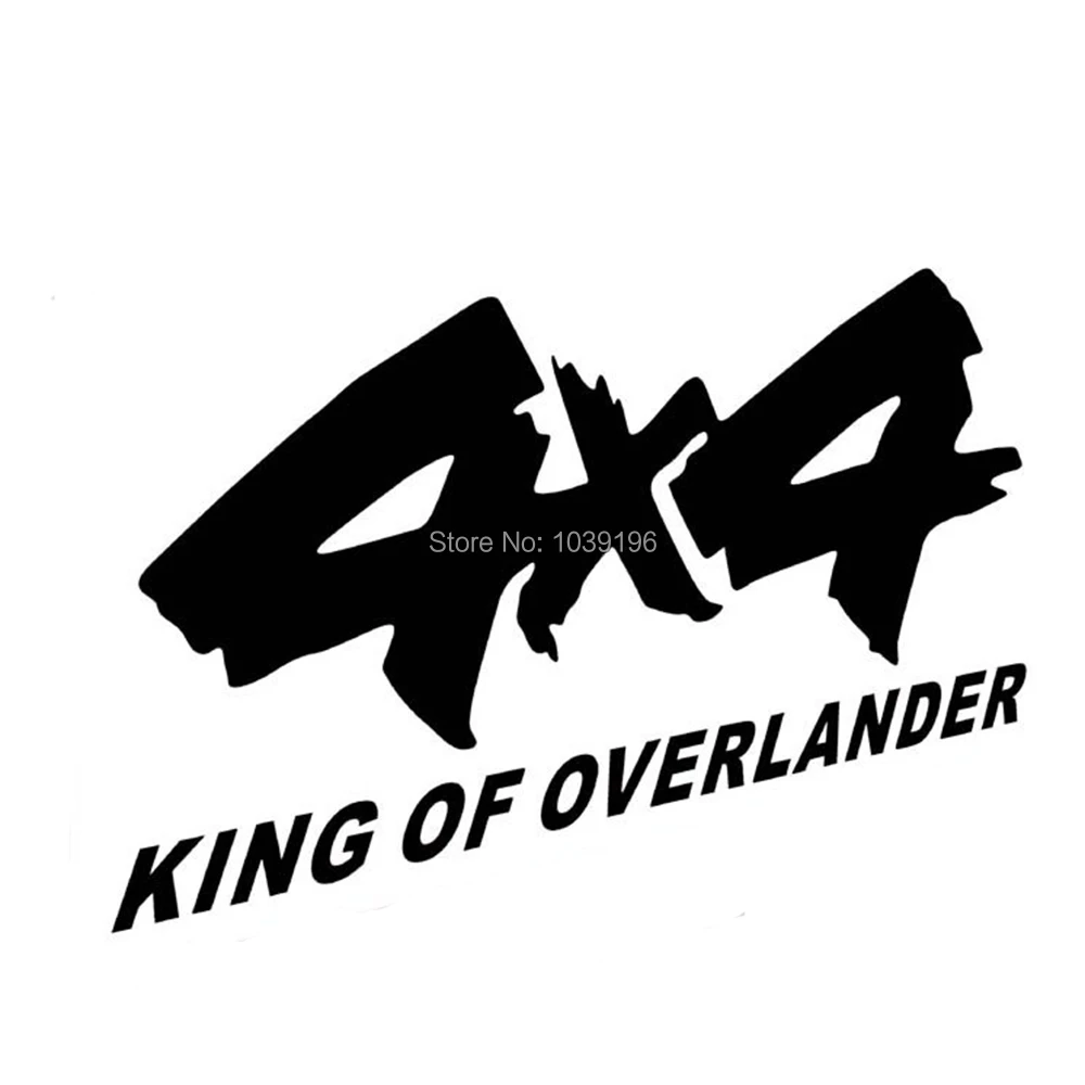 Автомобильная наклейка 4x4 King of Overlander автомобильная Светоотражающая для AWD Toyota