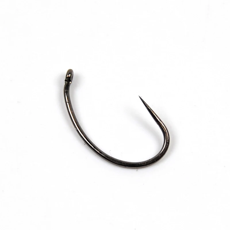 

Bimoo 25 шт./лот небьющиеся креветки, СКУД, Caddis, Pupa, личинки, крючки для вязания мушек, Нимфа, черный никель, Размер 12 14 16