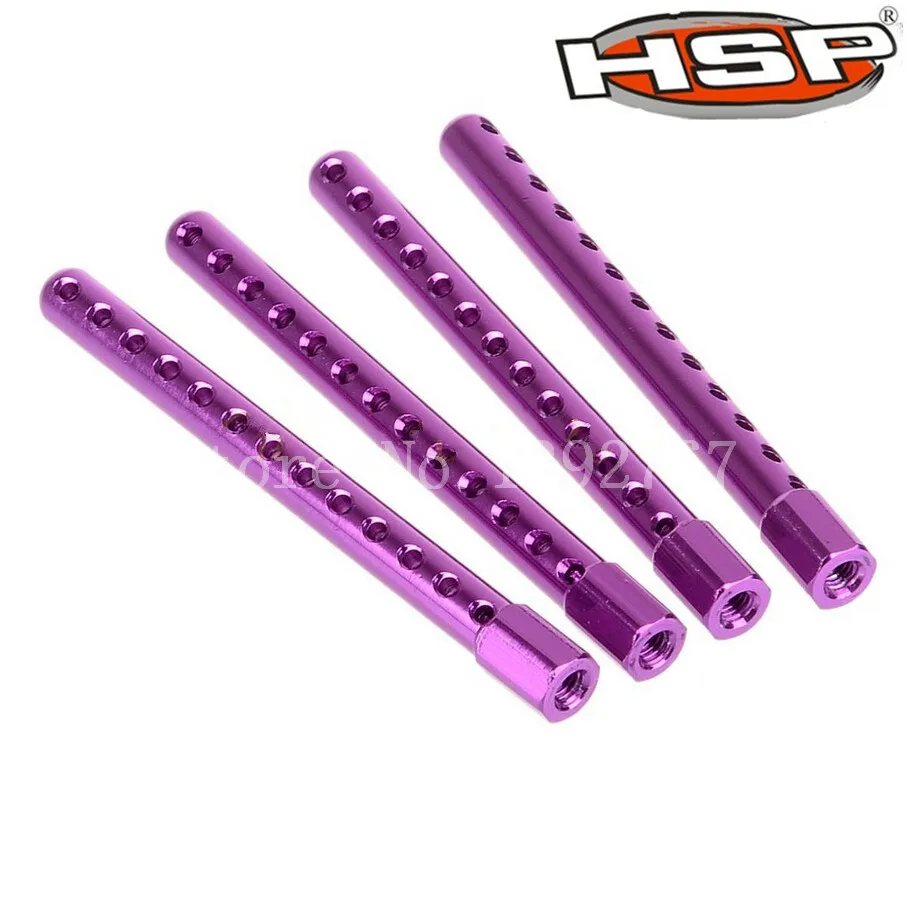 4 шт./лот HSP 122037 02010 обновленные алюминиевые крепления корпуса для 1/10 RC 4WD On Road Car XSTR