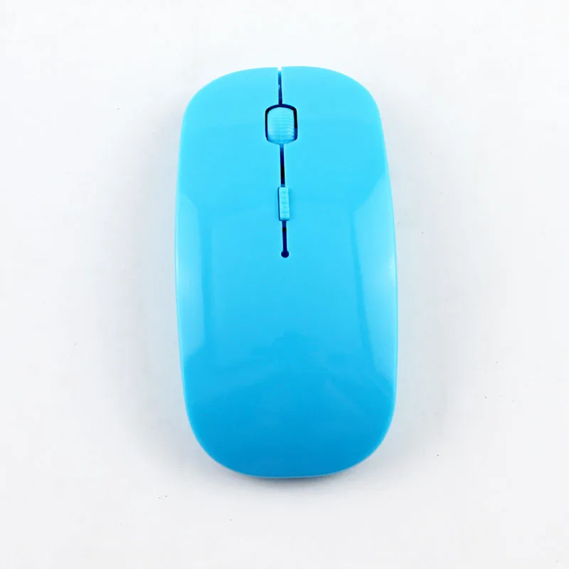 KuWFi Bluetooth 2,4G, беспроводная мышь с usb-приемником, яркие цвета, модные ультра тонкие мини компьютерные мыши, ноутбук, настольный компьютер