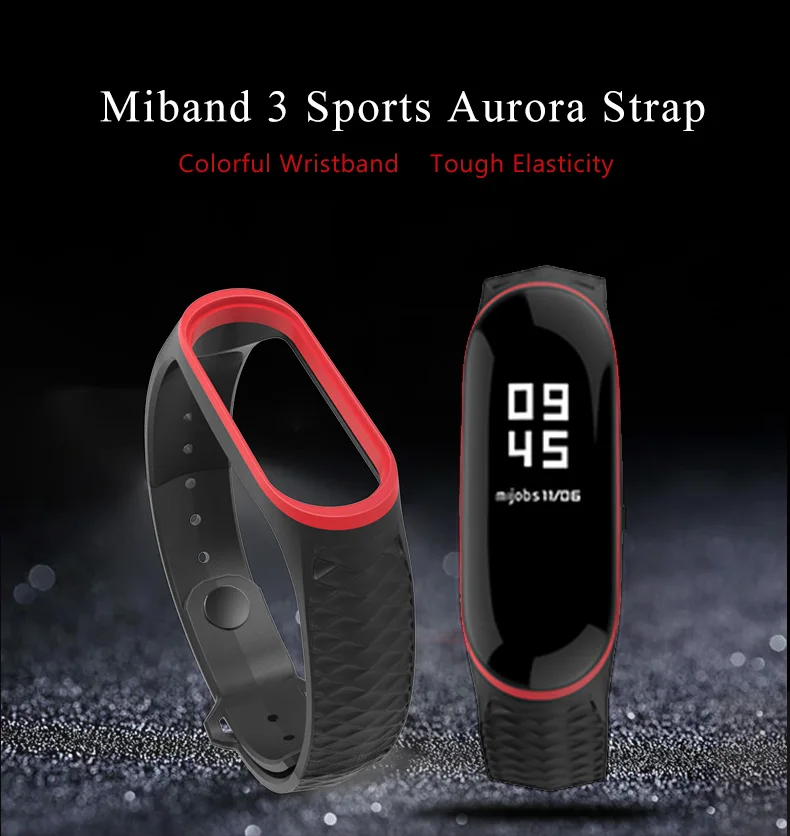 Силиконовый ремешок mi jobs для замены браслета mi Band 3, аксессуары для Xiaomi mi Band 3, Смарт-часы mi band 3, спортивный браслет
