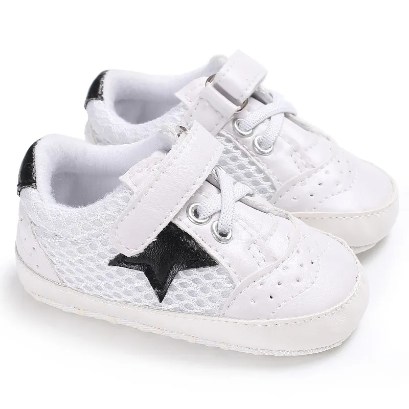 Baby Solid Mesh Grid First Walkers Sneakers Shoes Toddler Classic Anti-slip For 0-18M Newborn Boys Girl |