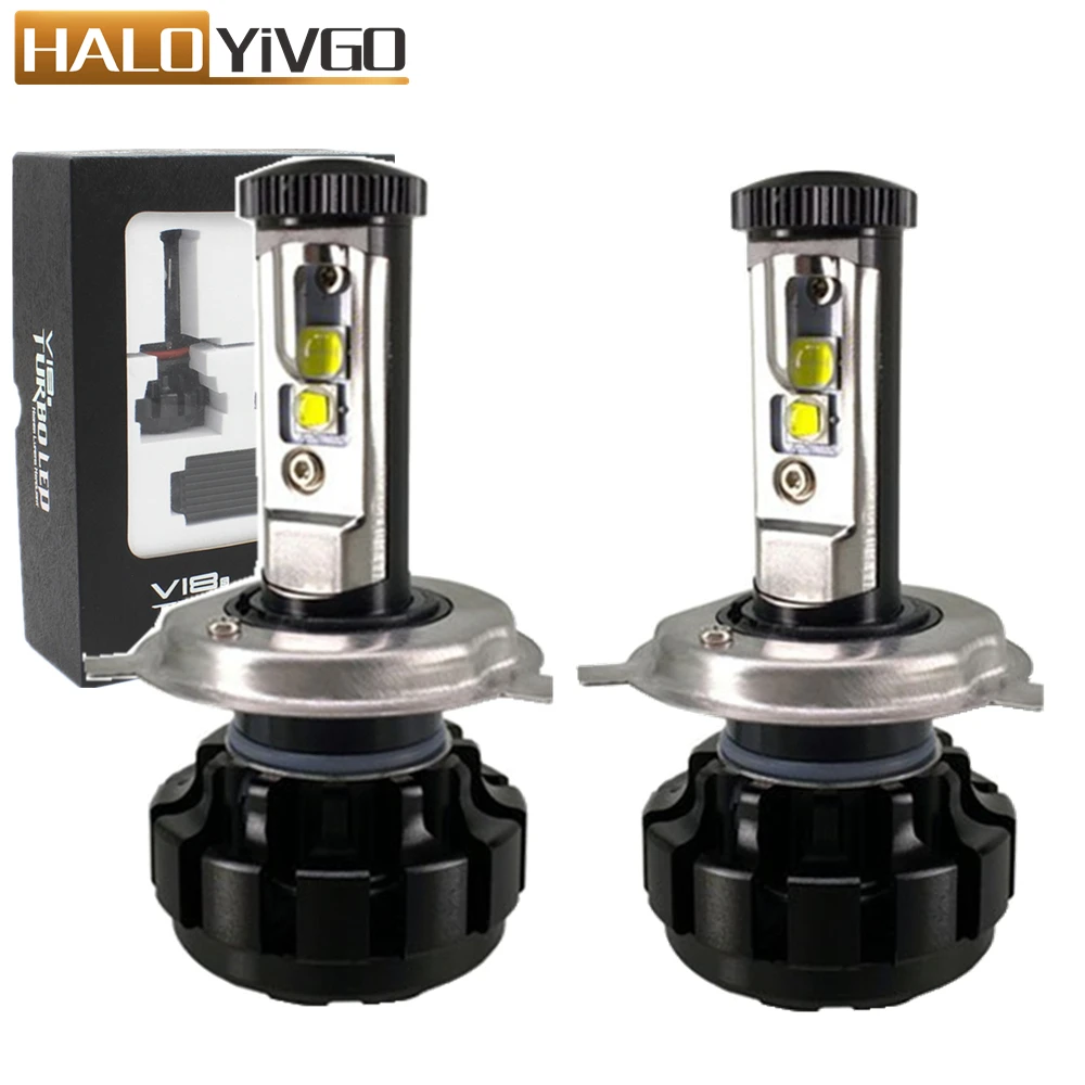 

Car LED Headlight H4 9003 Hi/Lo Beam Bulb 80W XHP50 Chips 6000K Conversion Kit Automobile LED Headlamp Bulbs Fog Lights 12V