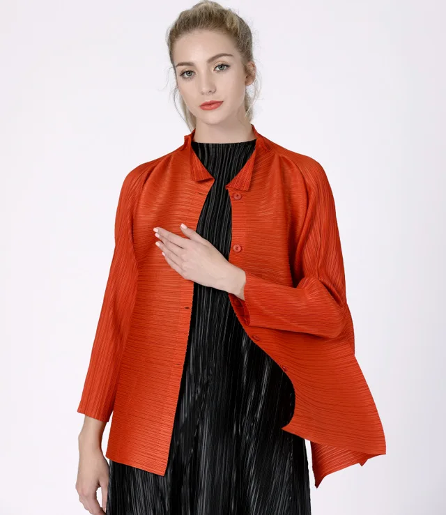 Changpleat 2019 Весенняя новая дизайнерская женская куртка с длинным рукавом miяка