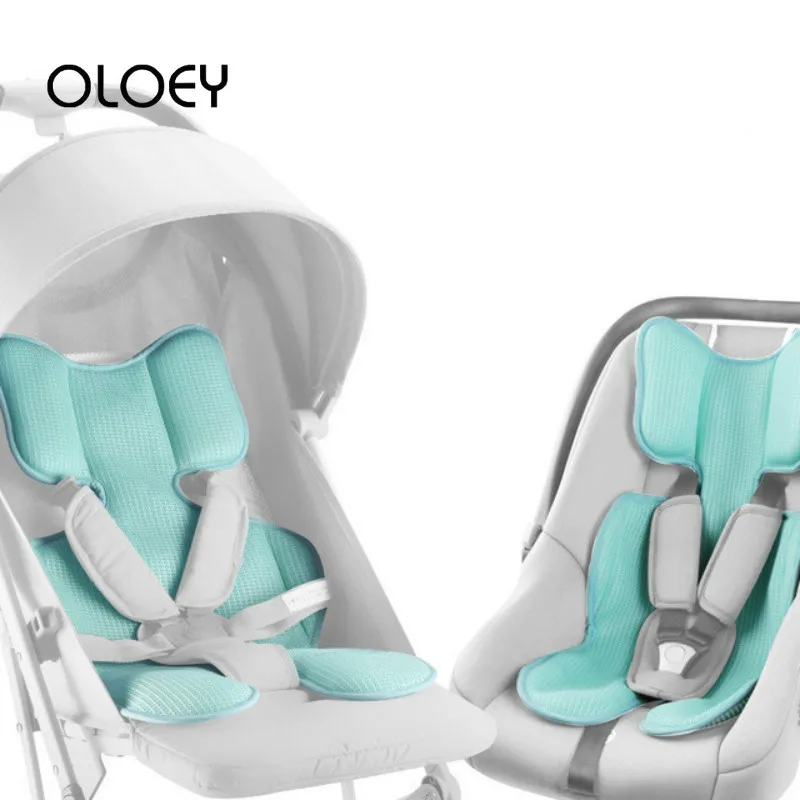 

OLOEY Baby Summer Cool Pad Stroller Kid Seat Accessories Breathable 3D Cushion Mat Newborn Infant Travel Car Pram Chair Mattress