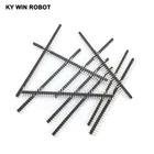 Штыревой разъем с одним рядом, 10 шт., 2 мм, 40 штырьков, 2,0 мм, штыревой разъем из меди, бесплатная доставка