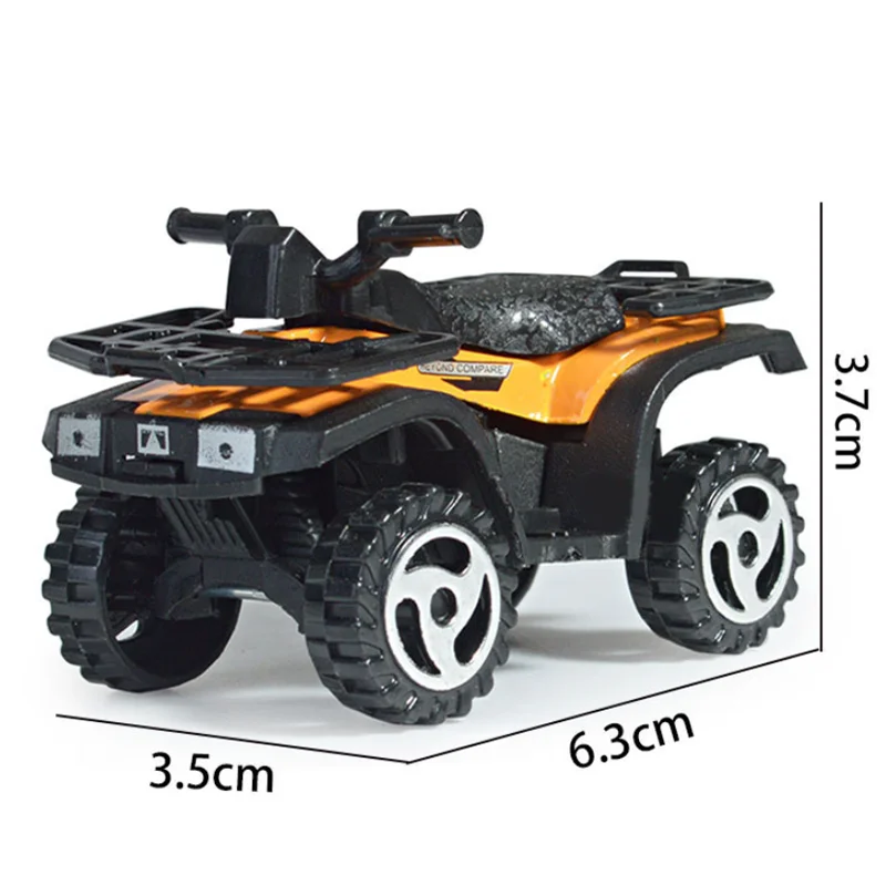 1* Дети Diecasts транспортные средства мини мотоцикл Автомобили Дети Мальчики сплав пляжный мотоцикл моделирование фермер раздвижные игрушки модель автомобиля