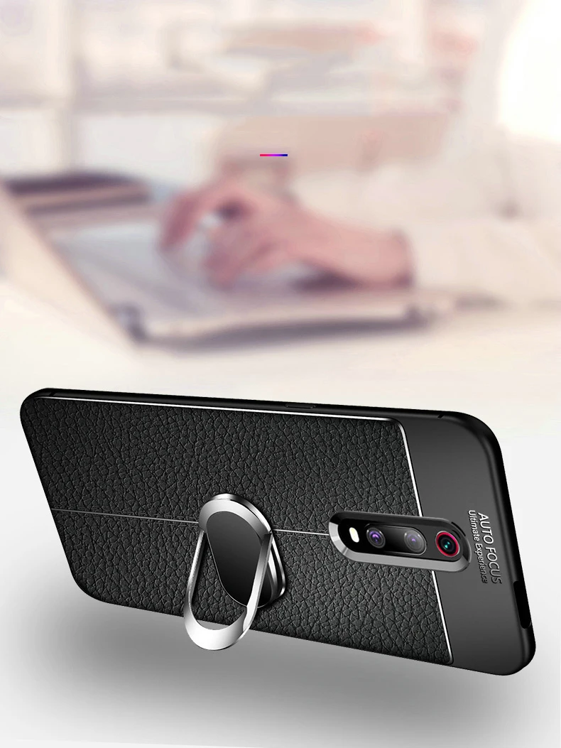 Ikrsses для Xiao mi Red mi K20 Pro автомобильный держатель Магнитный кронштейн подставка кольцо на палец TPU Cas для Xiaomi mi 9 T Pro mi 9 SE чехол