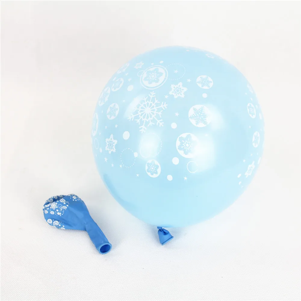 Рождественские снежинки воздушные шары 10 шт Замороженные латексные для дня