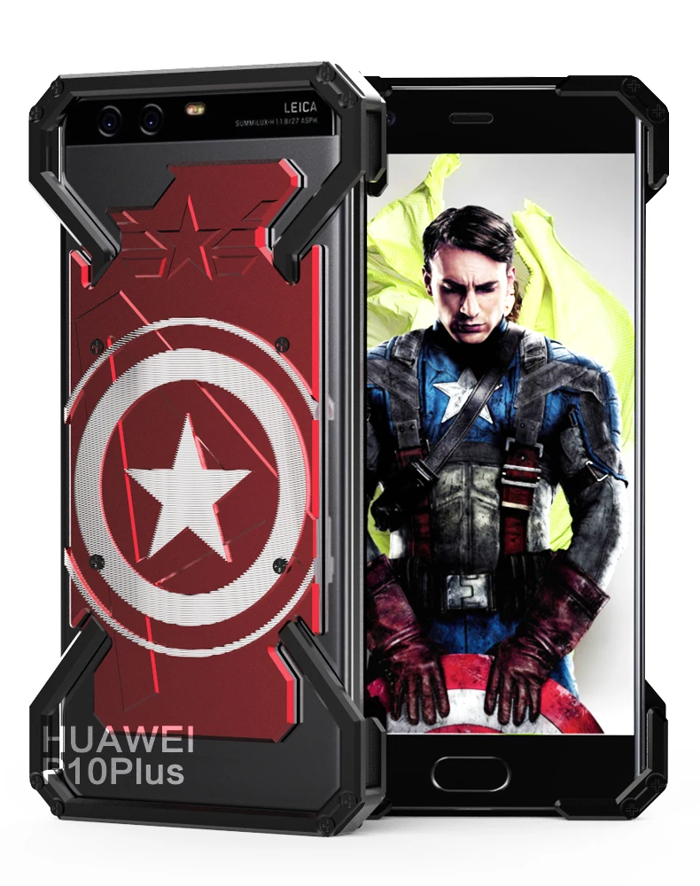 Металлический Чехол Super Hero для Huawei P30 Pro P20 Lite P10 P9 Plus Nova 5 5i 4 3 3i 3e 2 2S чехол с кольцом для телефона с изображением Человека-паука