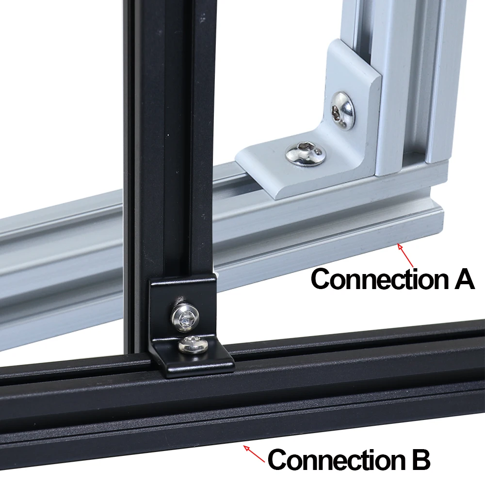 

2020 3030 4040 4545 Aluminum Extrusion Profile Aluminum Alloy 2 Hole 90 degreee Inside Corner Bracket