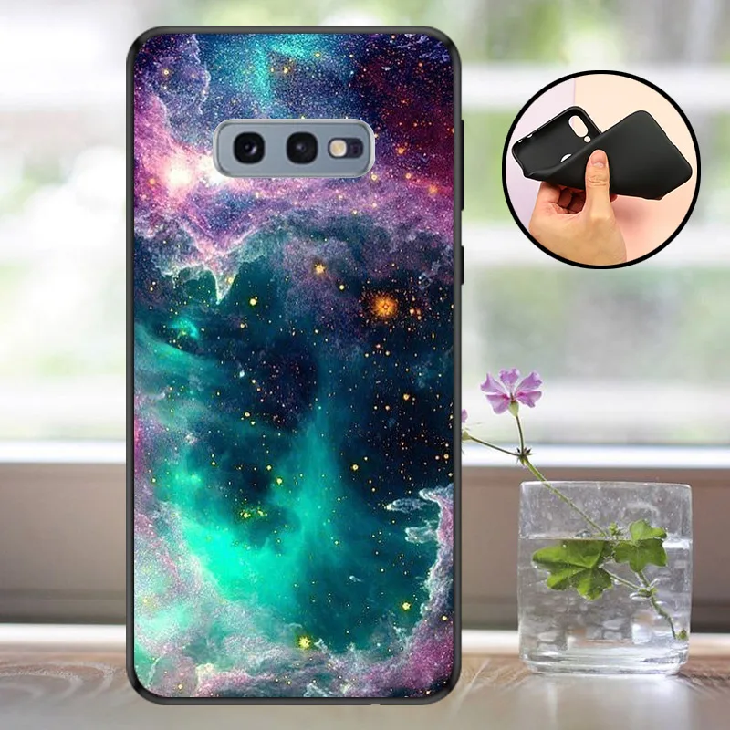 Чехол для Samsung S10 силиконовый мягкий чехол s10 Galaxy Plus Lite задняя крышка телефона S10e