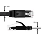 Кабель Ethernet CAT 6, 0,25м, 0,5м, 1м, 1,5м, 2м, 3м, 5м, 10м, 15м, 20м, 30м, медный плоский сетевой кабель RJ45, UTP, кабель локальной сети, черный, белый