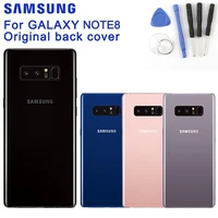 original samsung back battery cover for samsung galaxy note8 sm n950f n9500 n9508 back cover cases phone battery glass backshell