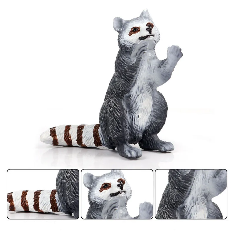 Lps Moana маленькая Чаша Медведь Яндекса 3d Land Animal Модель ПВХ енот коллекция