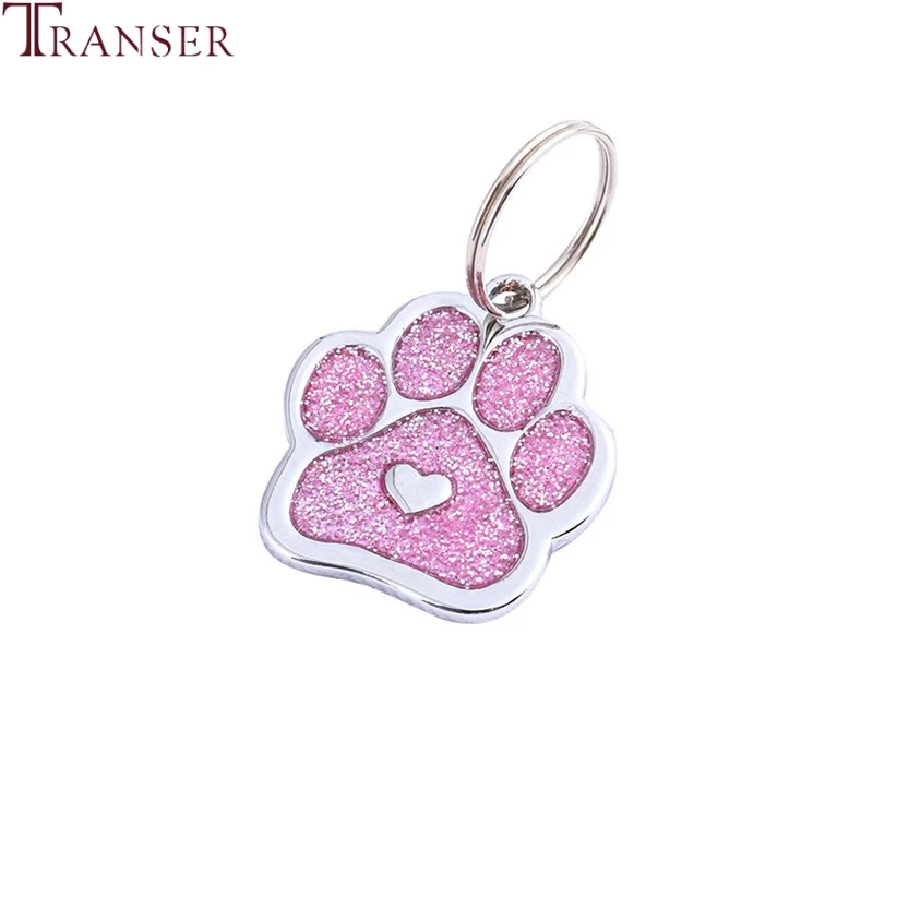 Идентификационная бирка для собак и кошек Transer Paw Heart ожерелье домашних животных