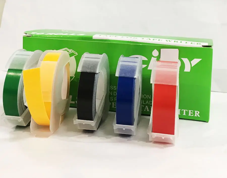 5 шт. подходит для DYMO1610/1540/1880 Ручная надпись машина с вогнутой и выпуклой