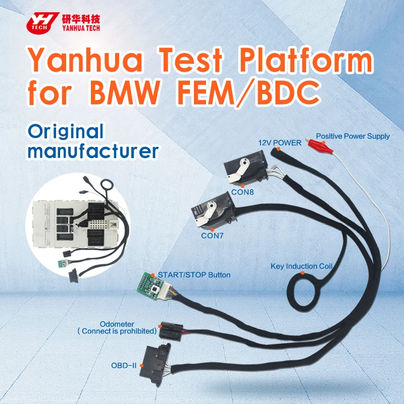 TECHYH оригинальная тестовая платформа Yanhua для BMW вездеход/BDC IMMO ключевой