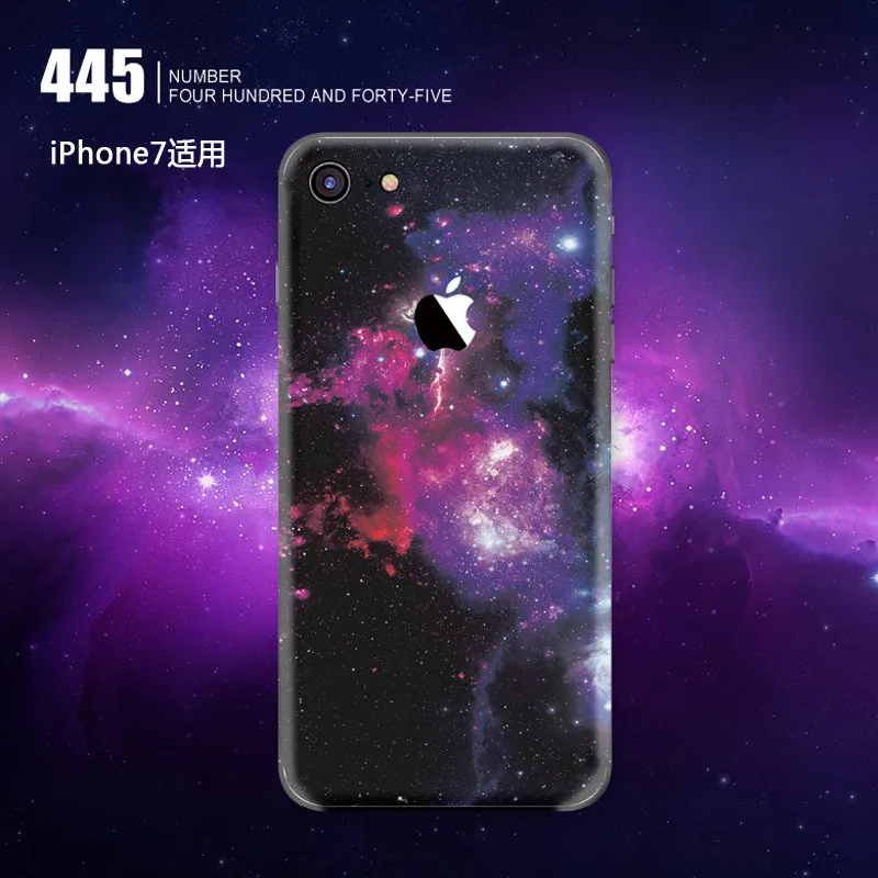 Новые крутые наклейки для iPhone 7 задняя защитная пленка цвет телефона задний