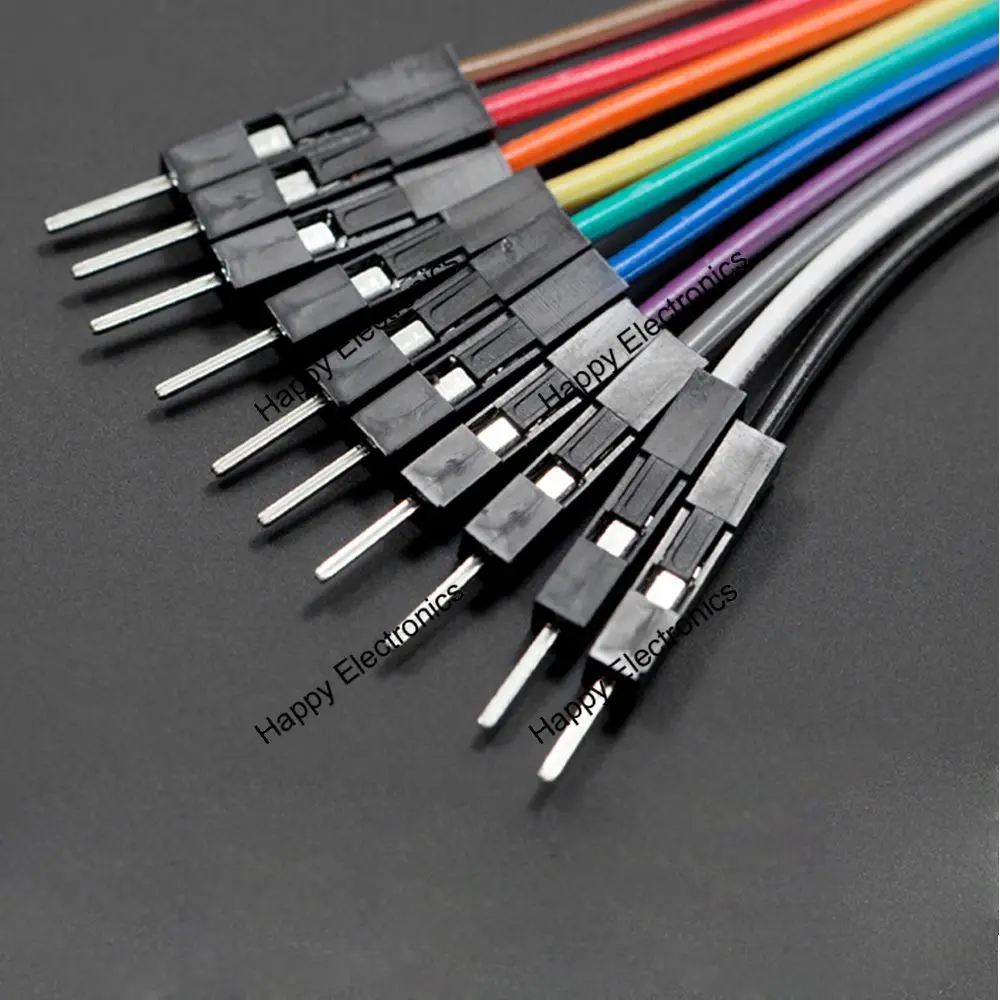 10 шт./лот упаковок DFRobot Jumper male to female F/M header провода/кабели 7 8 &quot20 см 0 1&quot pin цветов