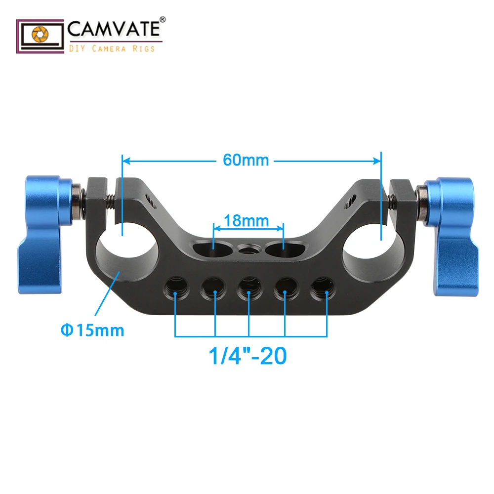 Камера CAMVATE из алюминиевого сплава универсальная стандартная 15 мм двойная рейка