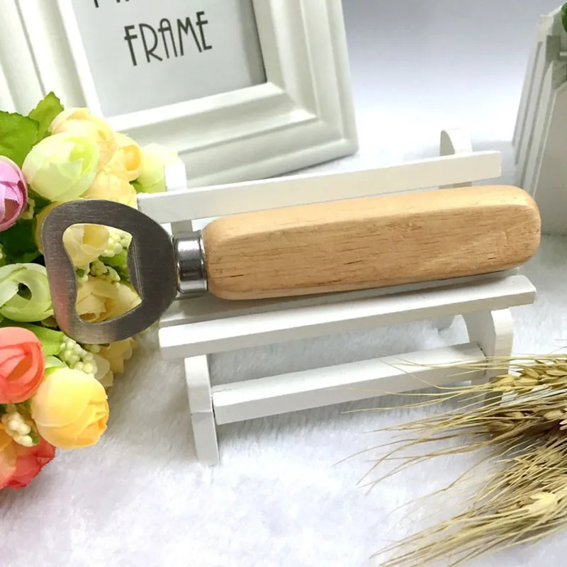 100 шт. деревянные открывалки для пивных бутылок с деревянной ручкой|bottle opener|beer bottle