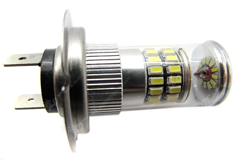 2 шт. чип 3014 Ярко белый желтый 48SMD H7/H1/H4 светодиодный фары лампы отражатель