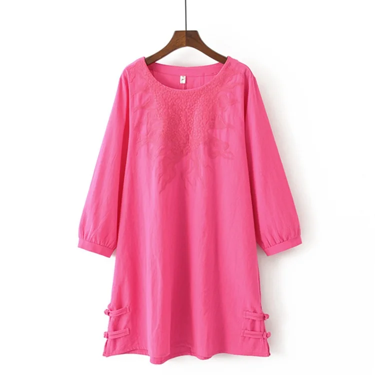 2019 плюс размер женское платье весенняя одежда модное повседневное свободное с