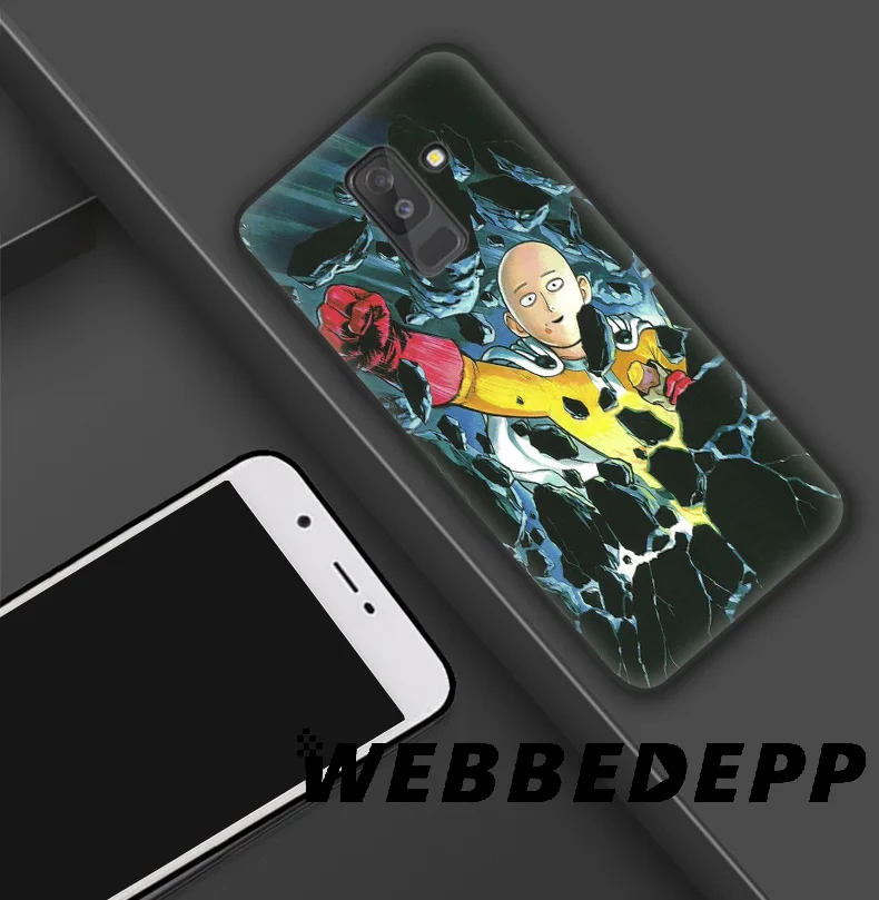 WEBBEDEPP One Punch Man Cartoon Soft TPU Silicone Case for Samsung Galaxy S10 S10e S9 S8 Plus S7 S6 Edge &amp J6 |