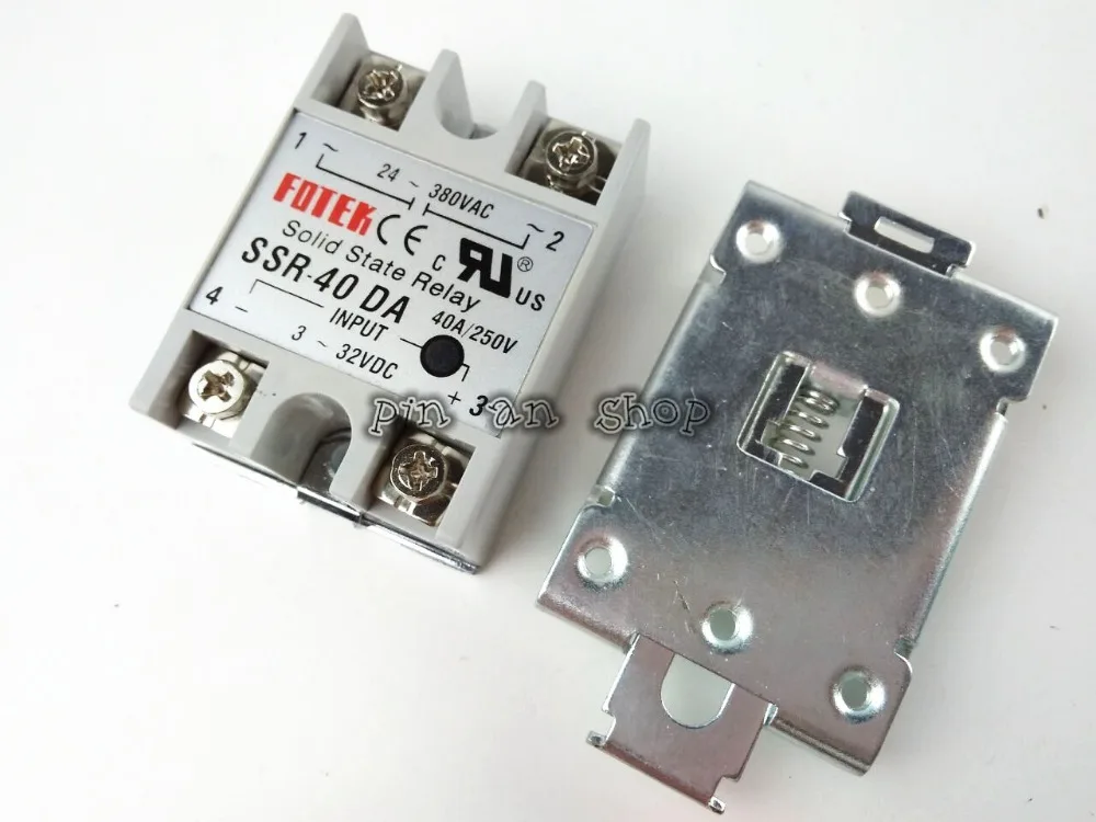 Реле SSR40DA SSR 40DA производитель 40A ssr вход 3 32VDC выход 24 380VAC 1 шт.|40a relay|ssr relay40a |