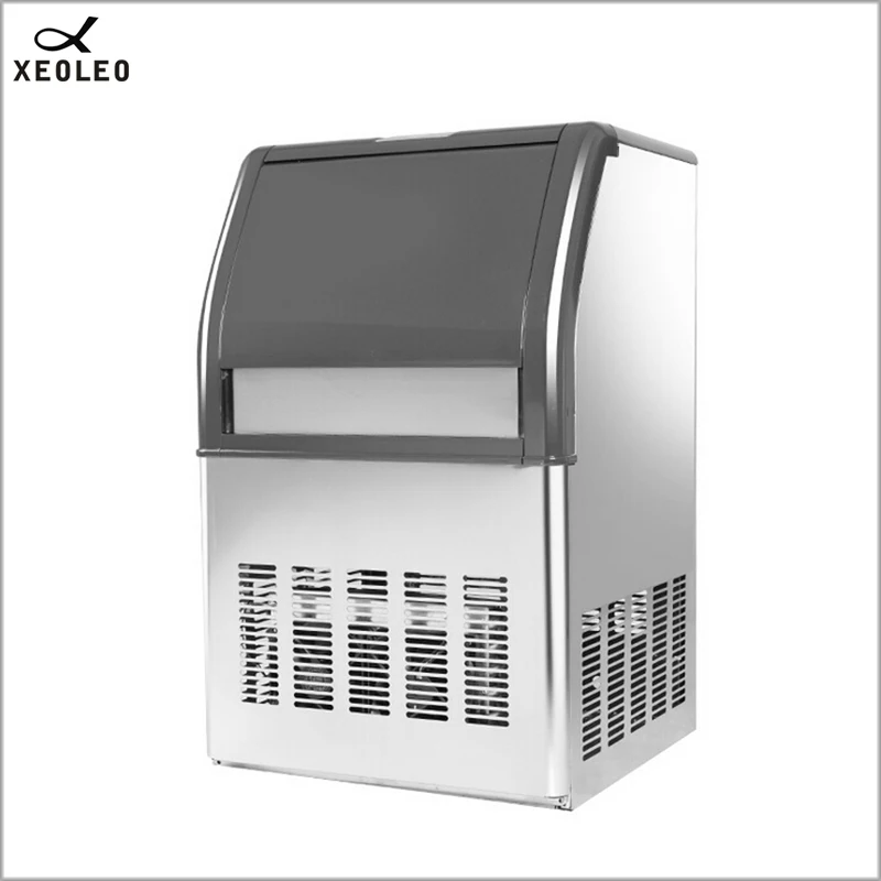 

XEOLEO Automatic Ice maker 15kg storage Ice Making Machine Ice Maker automatic add water 44 pcs/18 min For Lab/Coffee shop
