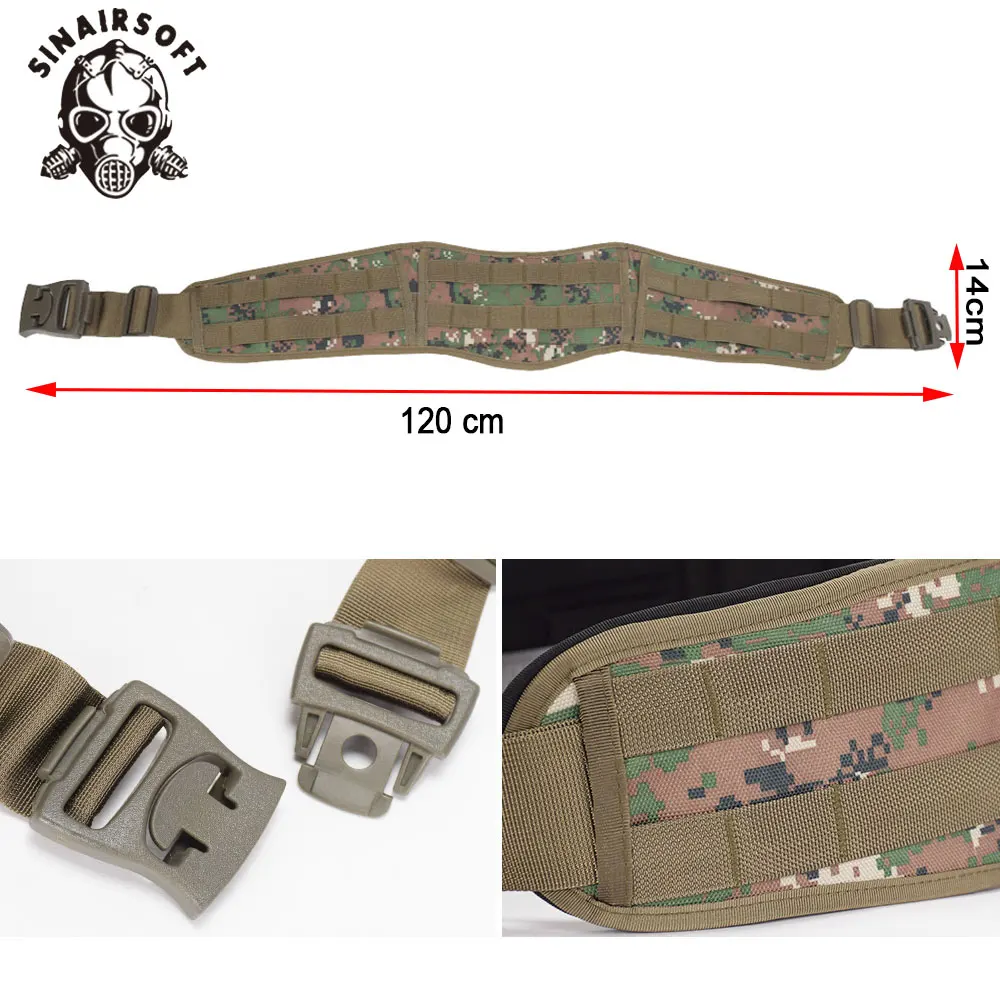 Новинка мужской военный Камуфляжный ремень MOLLE тактический с внешней талией для