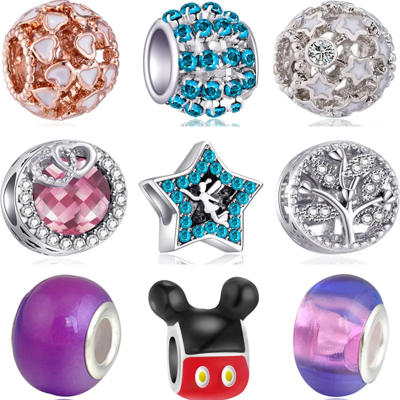 Горячая мода большой шар хрустальные цветы сердце крылья подвески в виде звезд